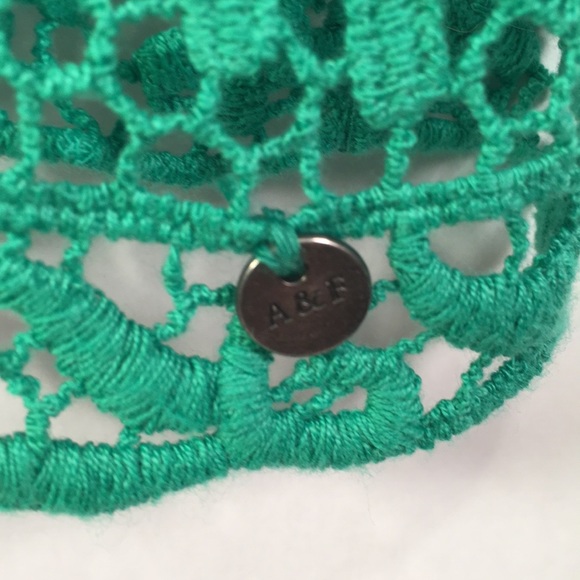 Green Abercrombie & Fitch Lace Crop Tank - Picture 3 of 6